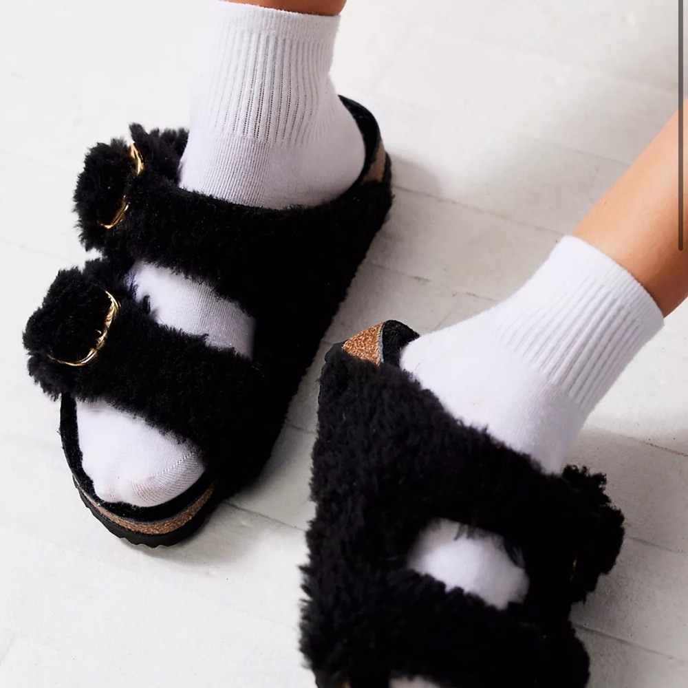 Birkenstock Big Buckle Teddy Arizona Sandals